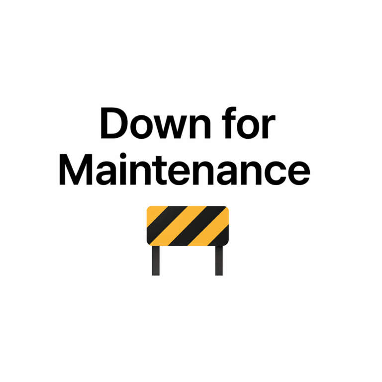 Maintenance Plugin
